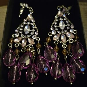Bejeweled earrings